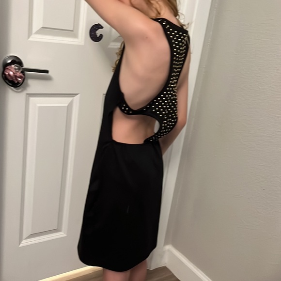 VALENTINE CUT OUT STUDDED 👗 DRESS SZ.SMALL - Picture 6 of 12